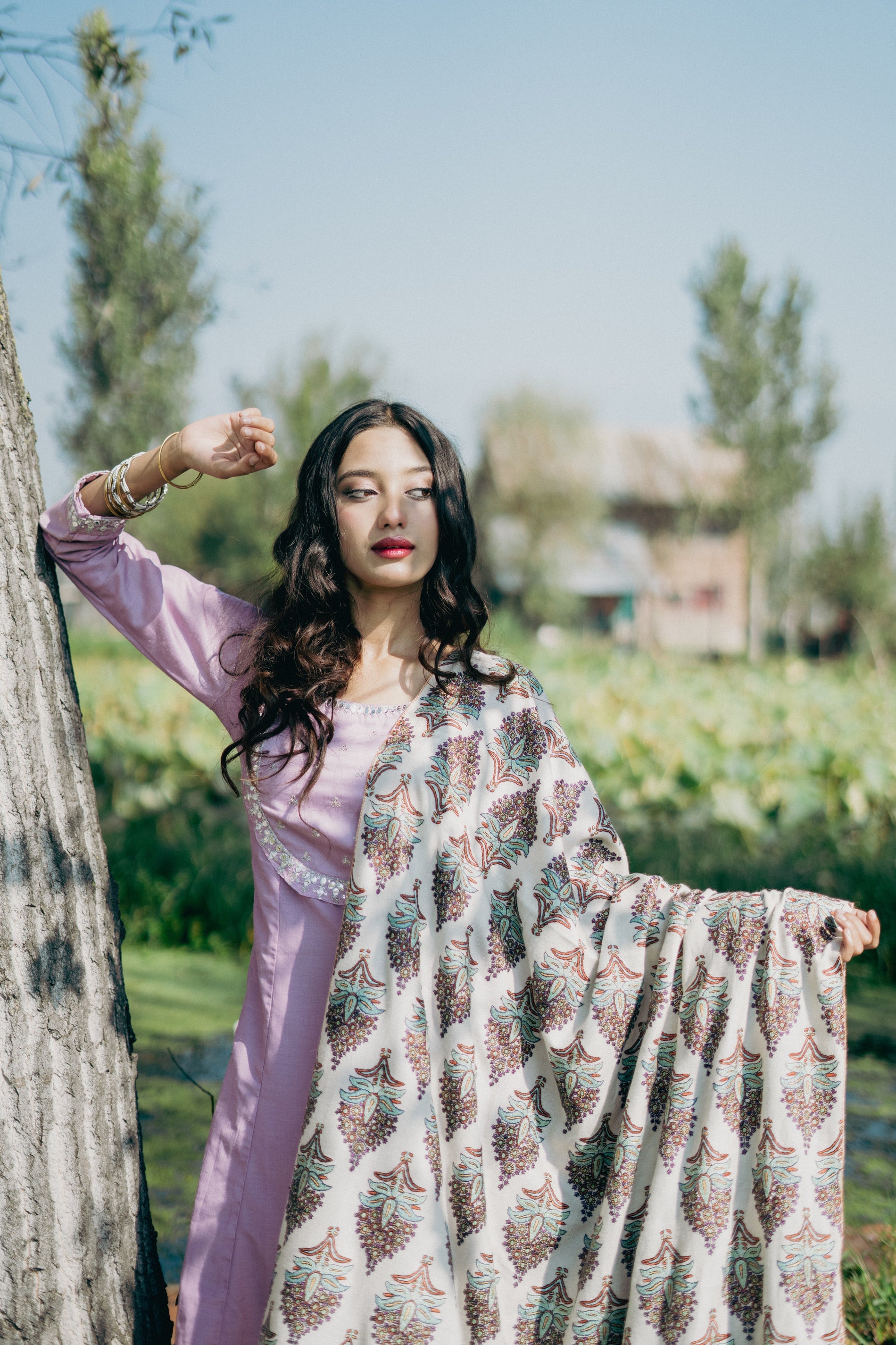 Embroidered Pashmina