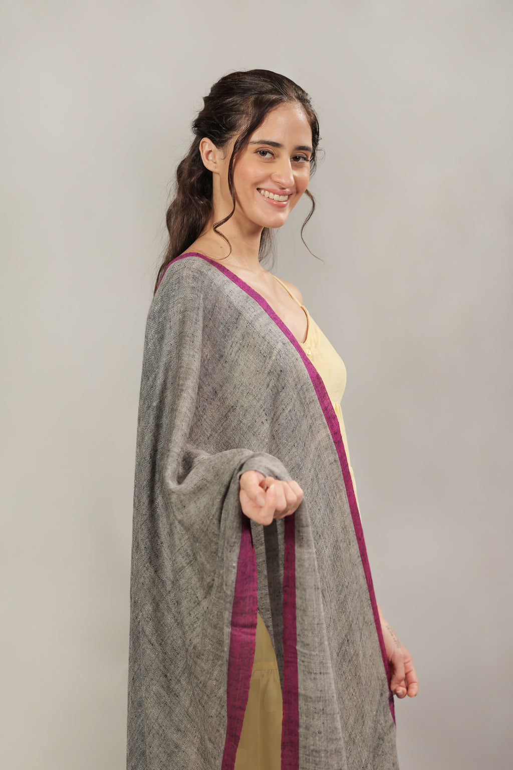 Grey Pashmina Stole