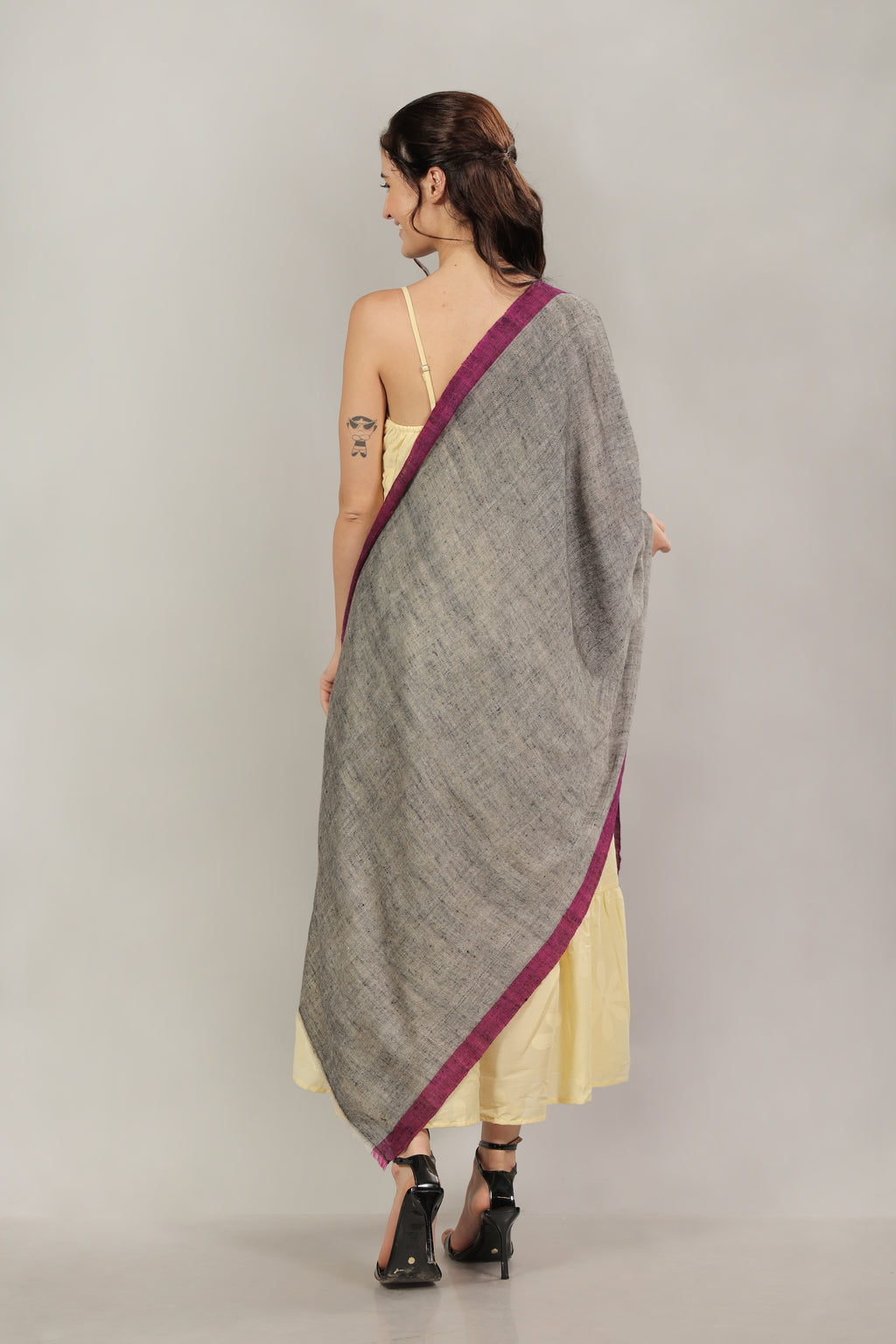 Grey Pashmina Stole