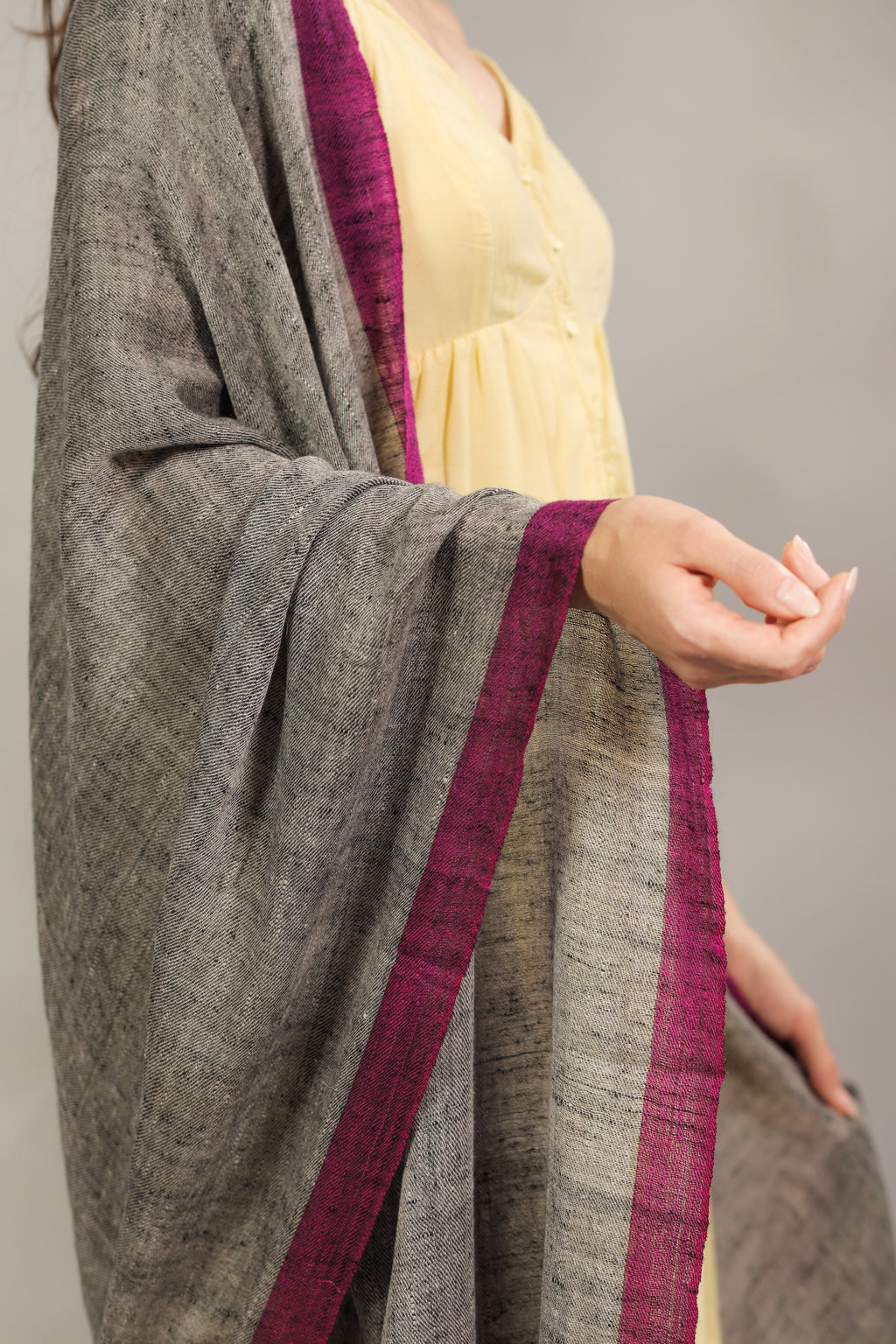 Grey Pashmina Stole