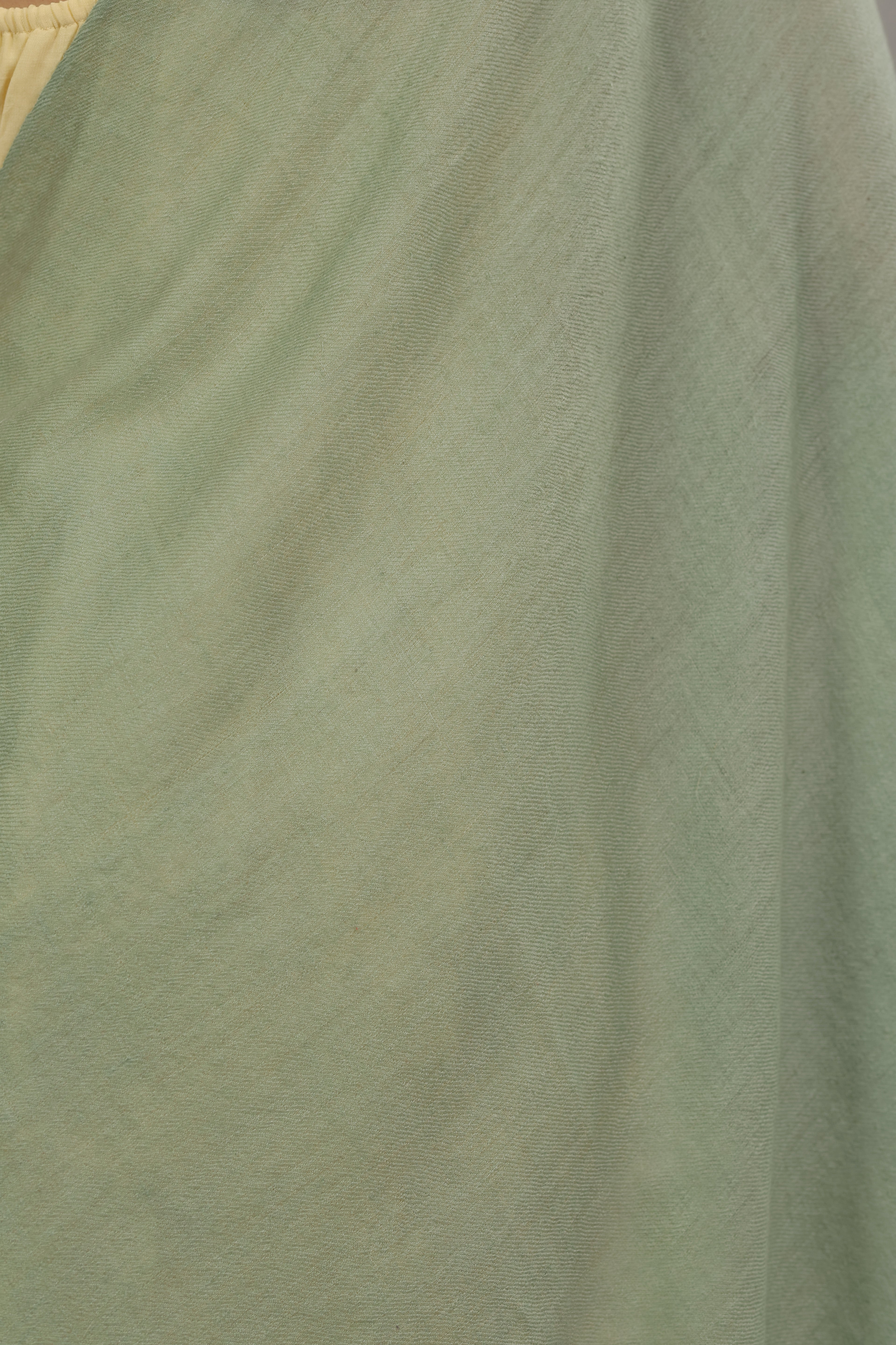 Olive Green Handspun Pashmina Shawl