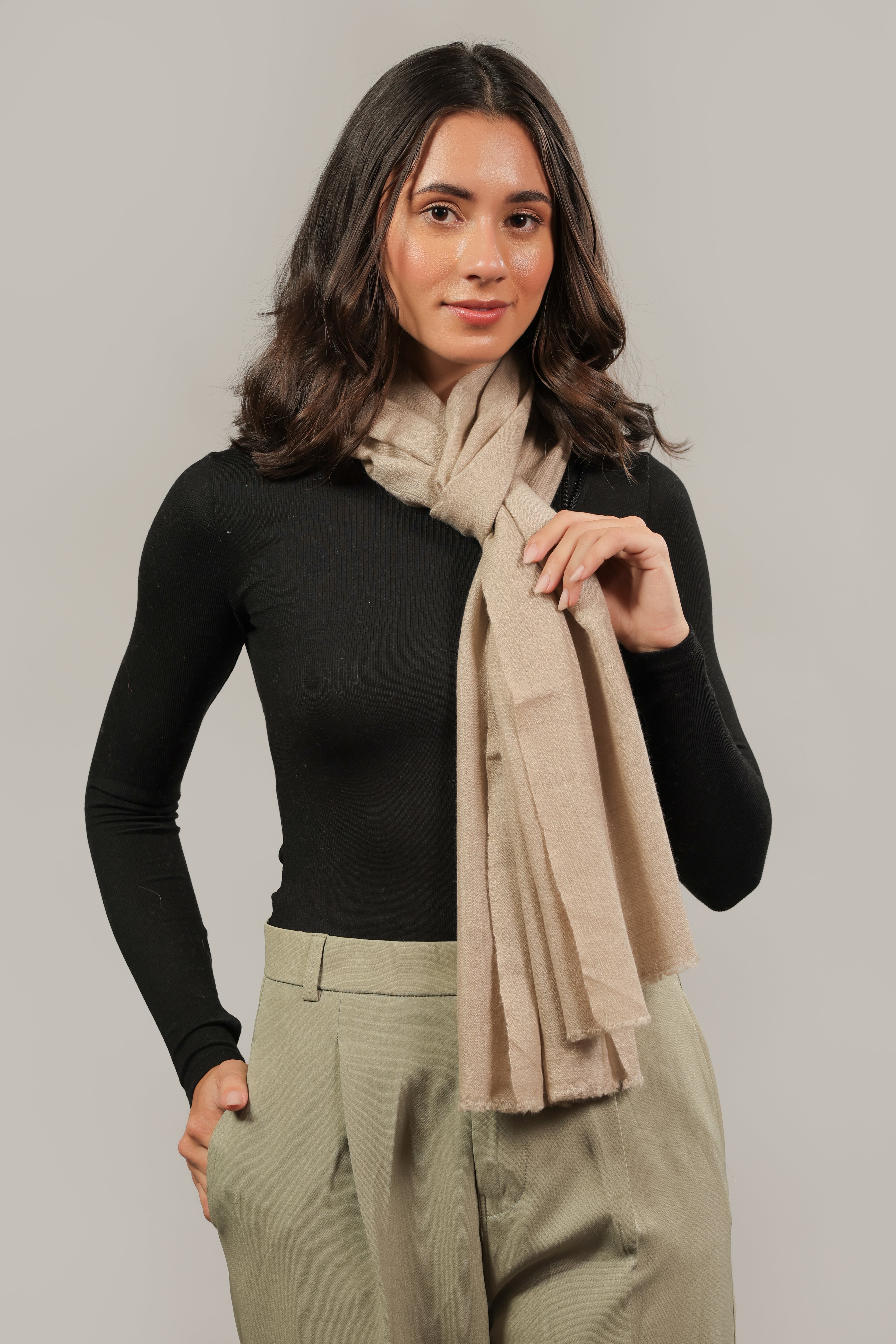 Grey Pashmina Muffler