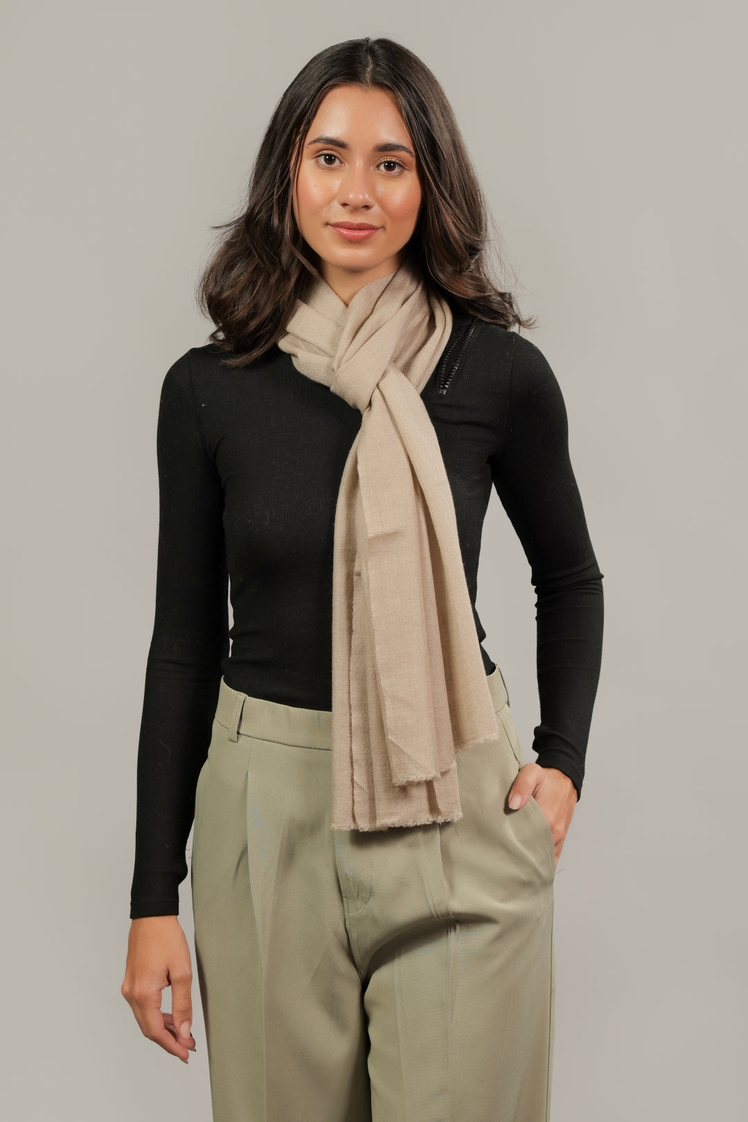 Grey Pashmina Muffler