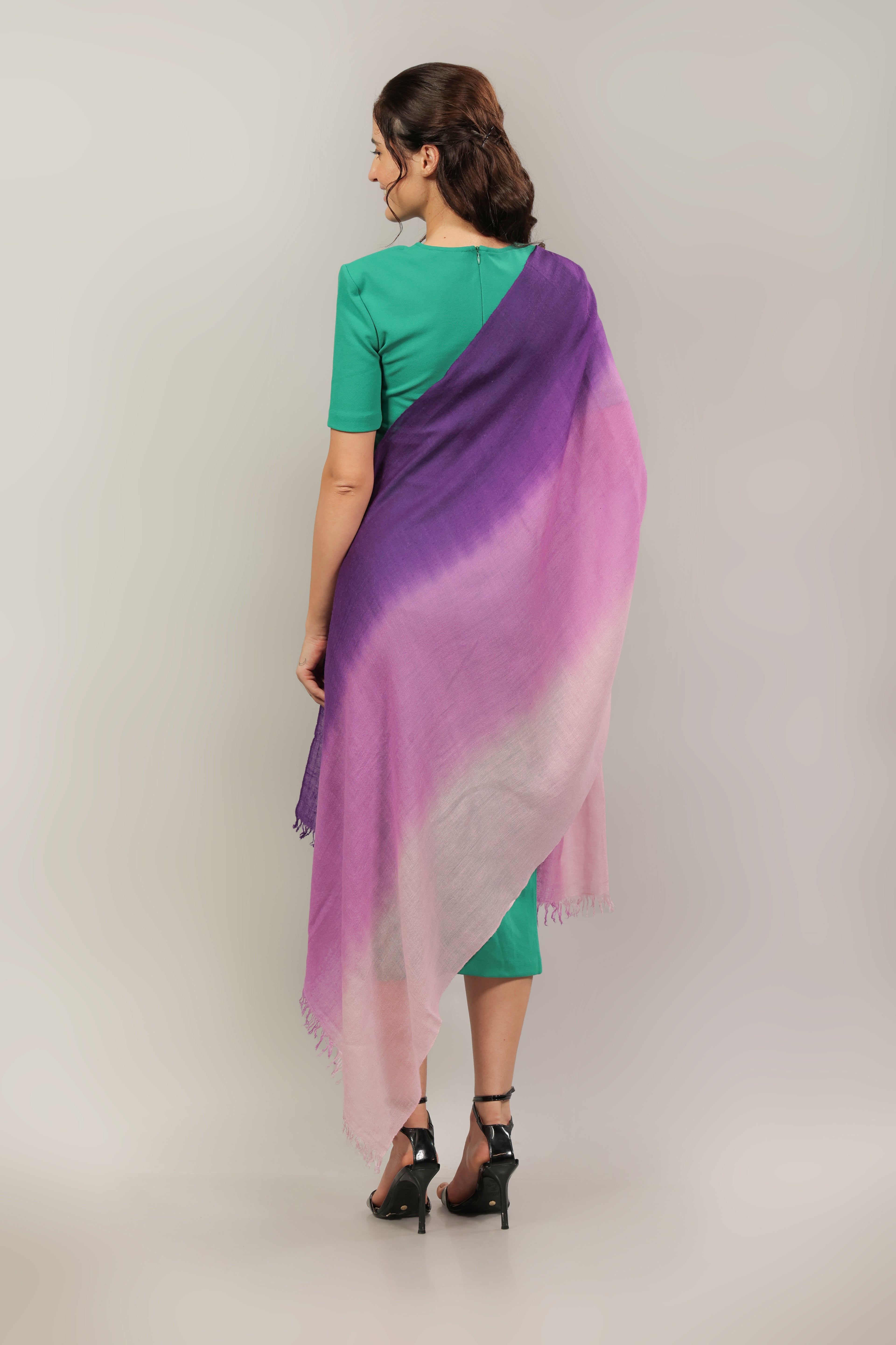 Purple Ombre Pashmina Wrap