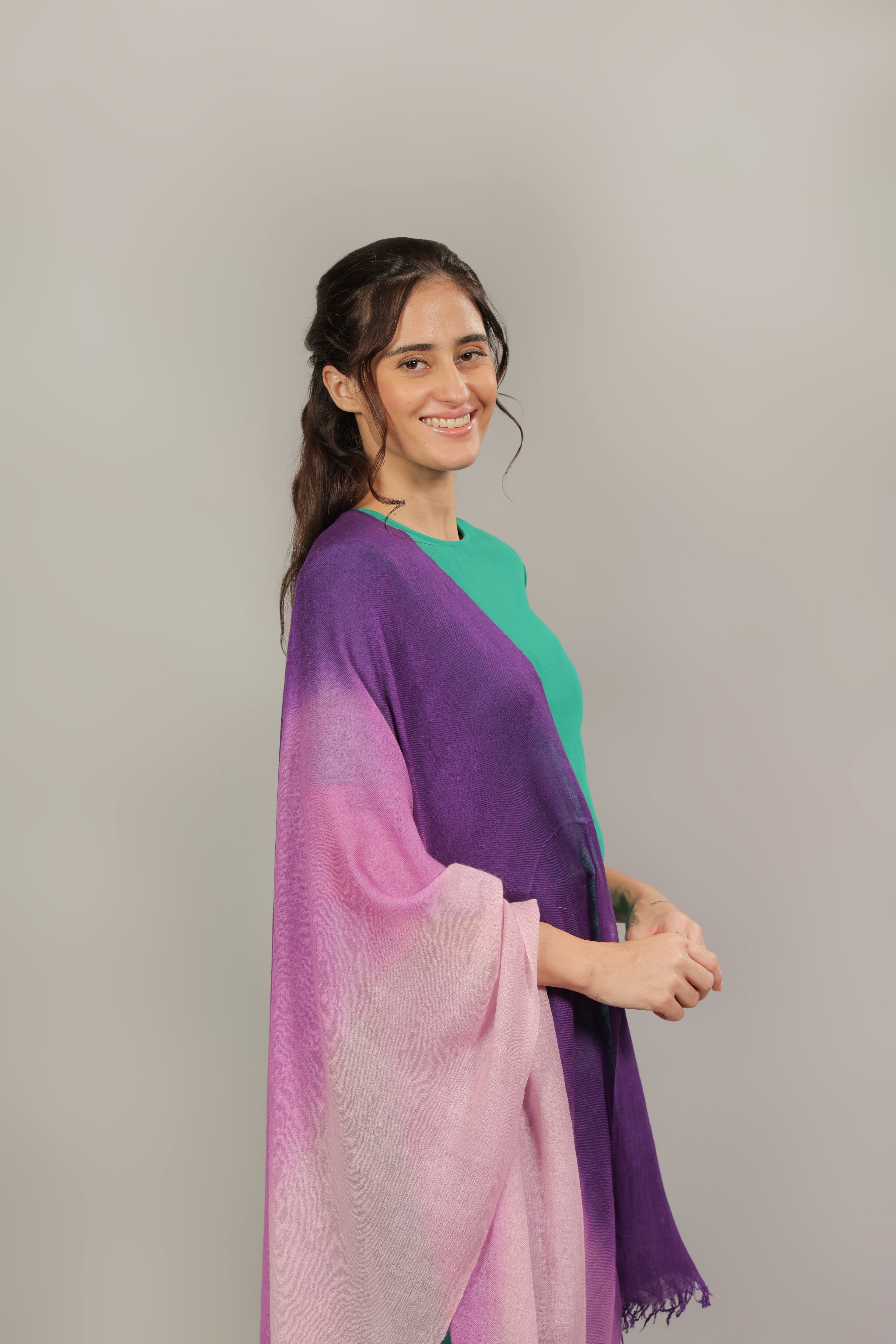 Purple Ombre Pashmina Wrap