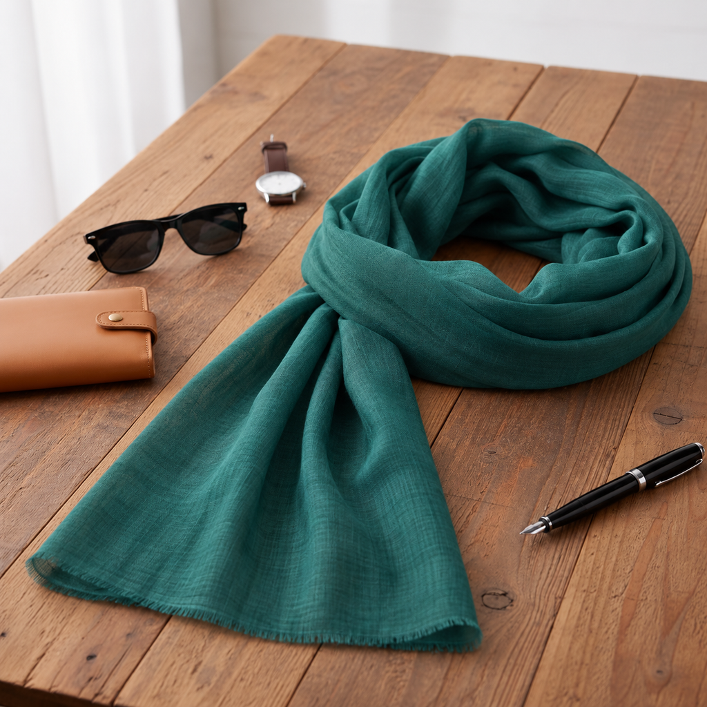 Green Pashmina Scarf