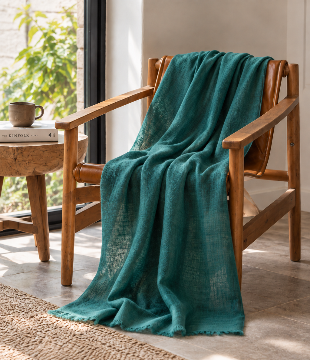 Green Pashmina Scarf