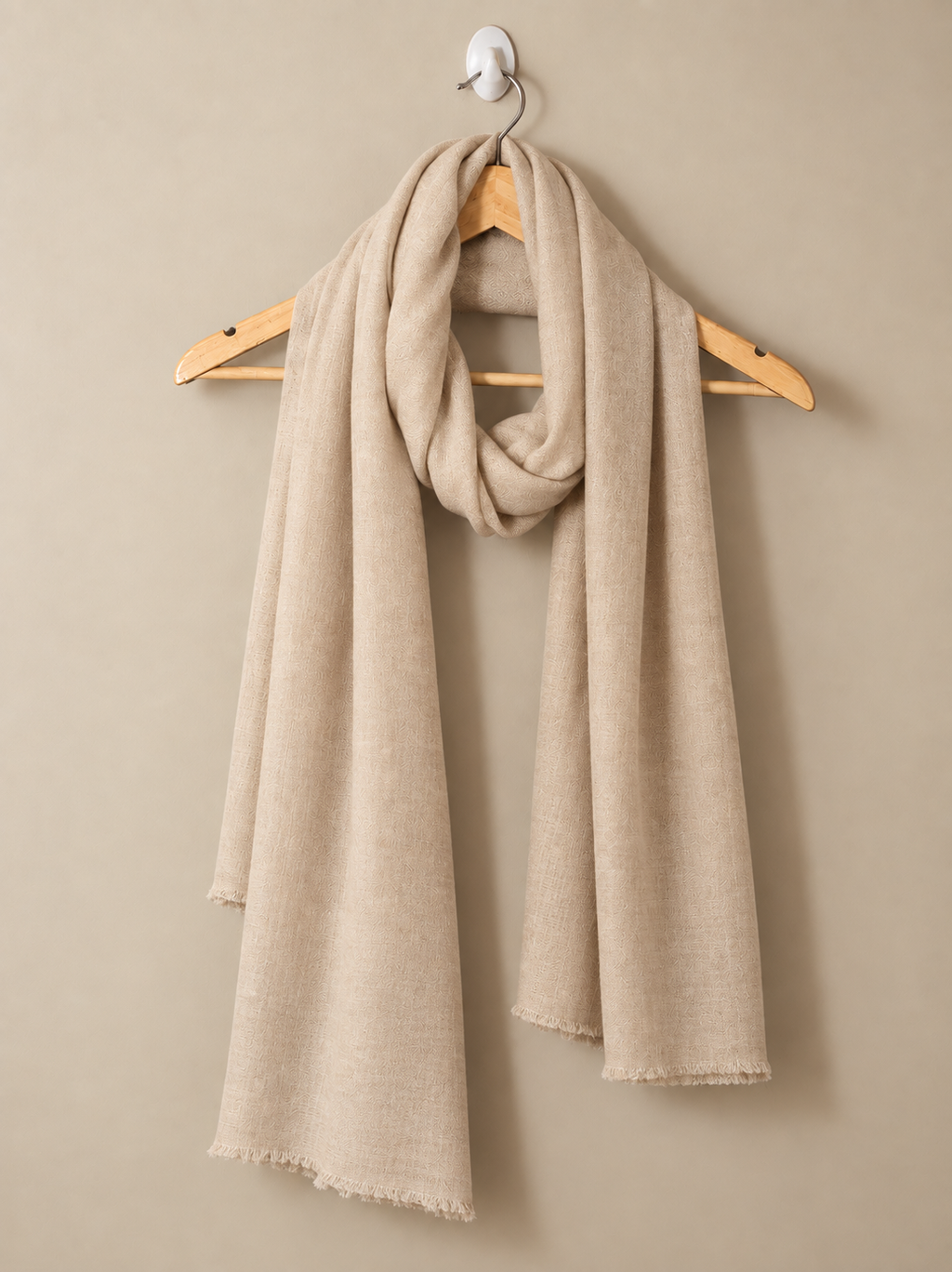 Grey Pashmina Muffler for Men