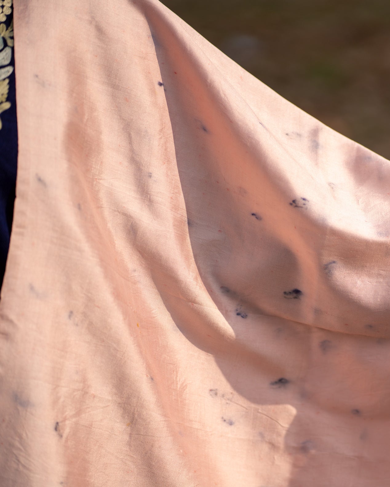 Pink Organic Dyed Mulberry Silk Stole