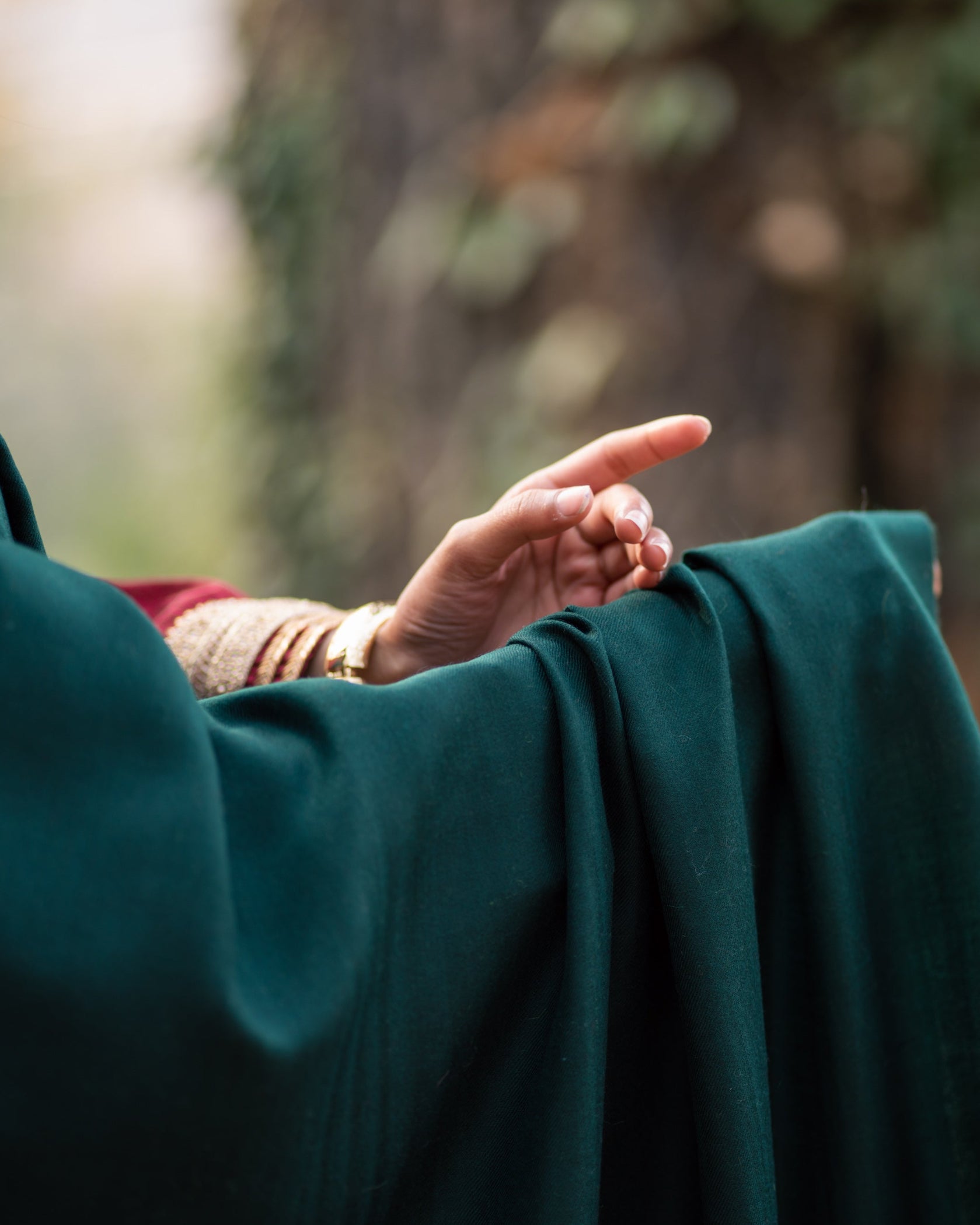 Green Pashmina Shawl