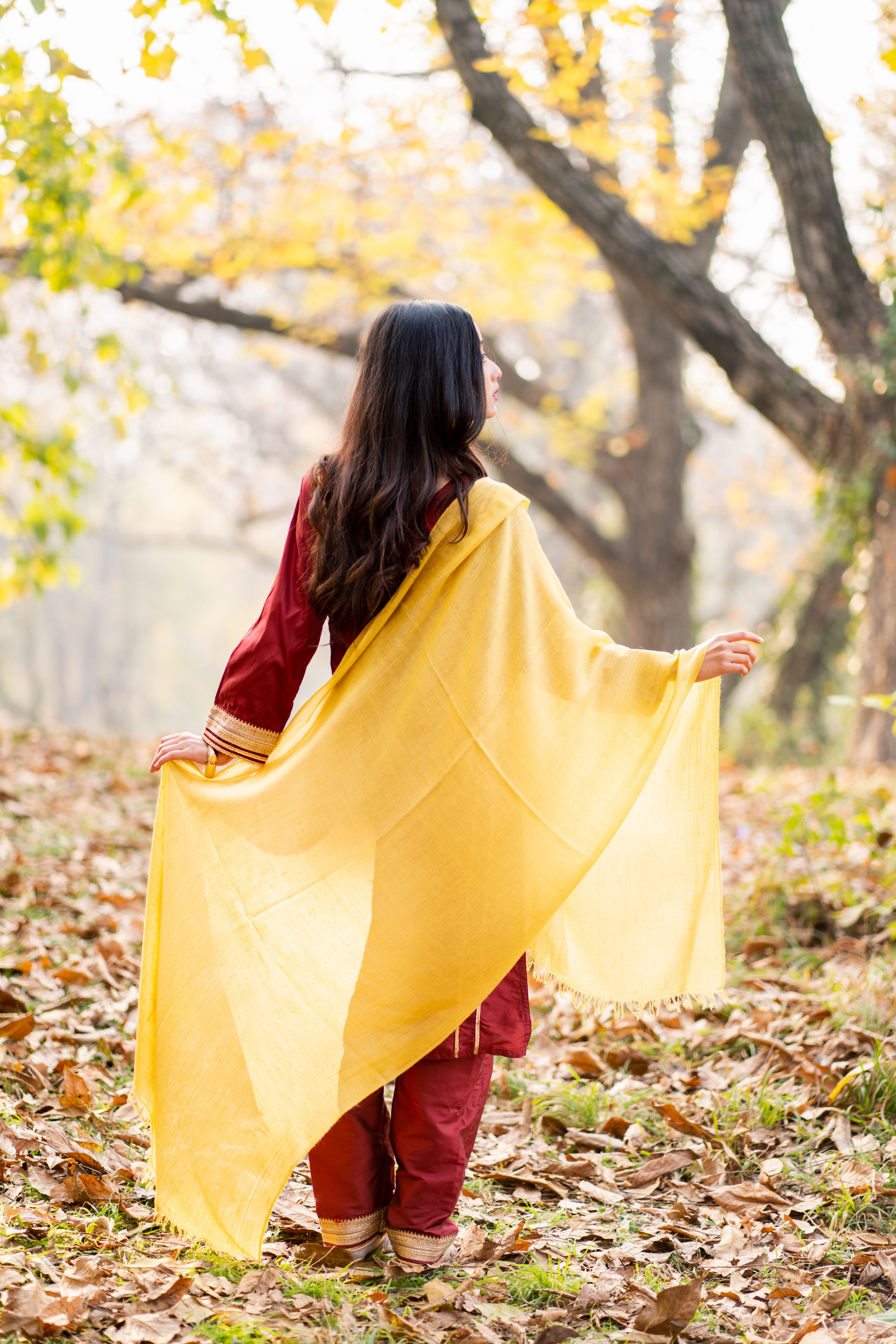 Mustard Pashmina Wrap