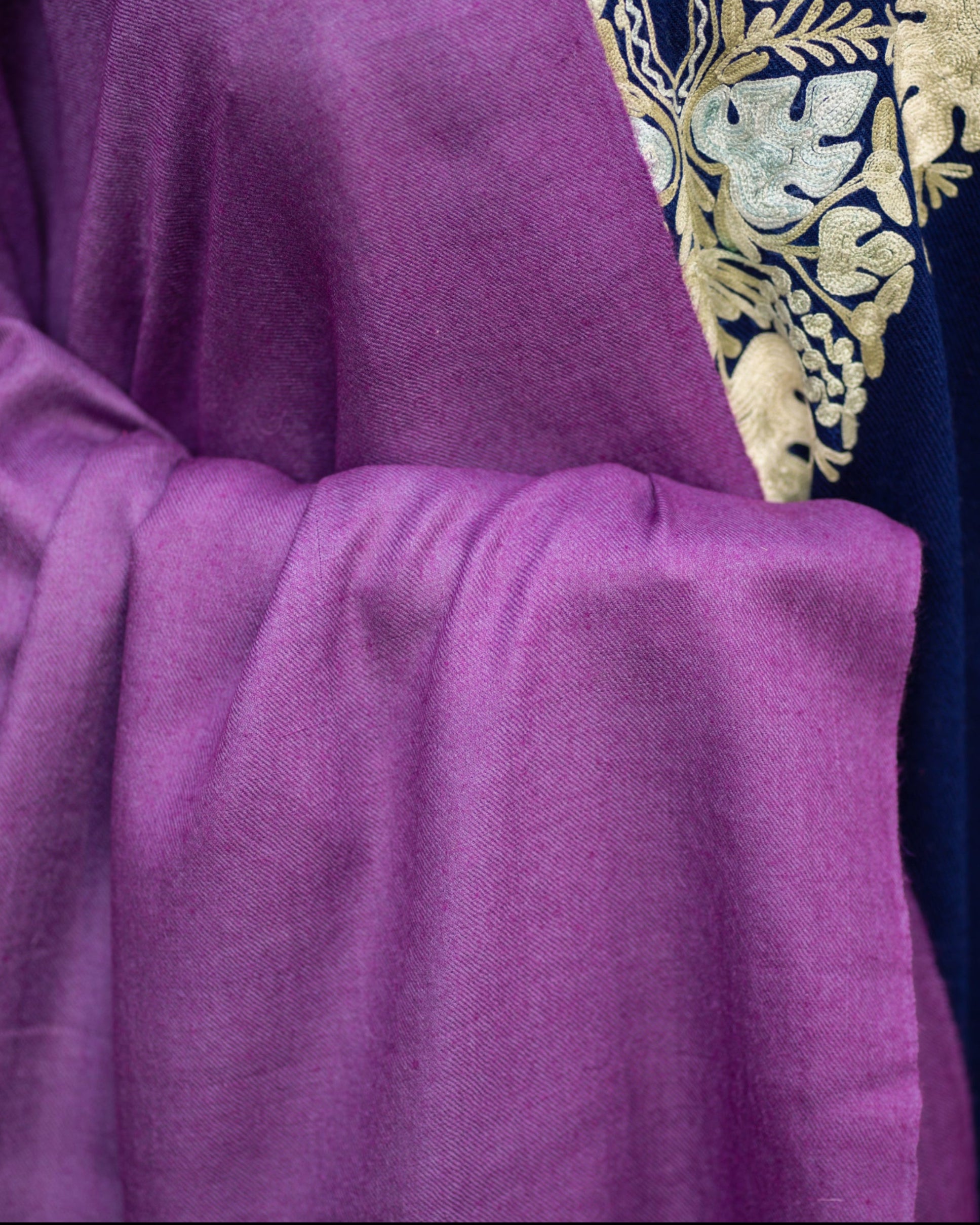 Purple Pashmina shawl