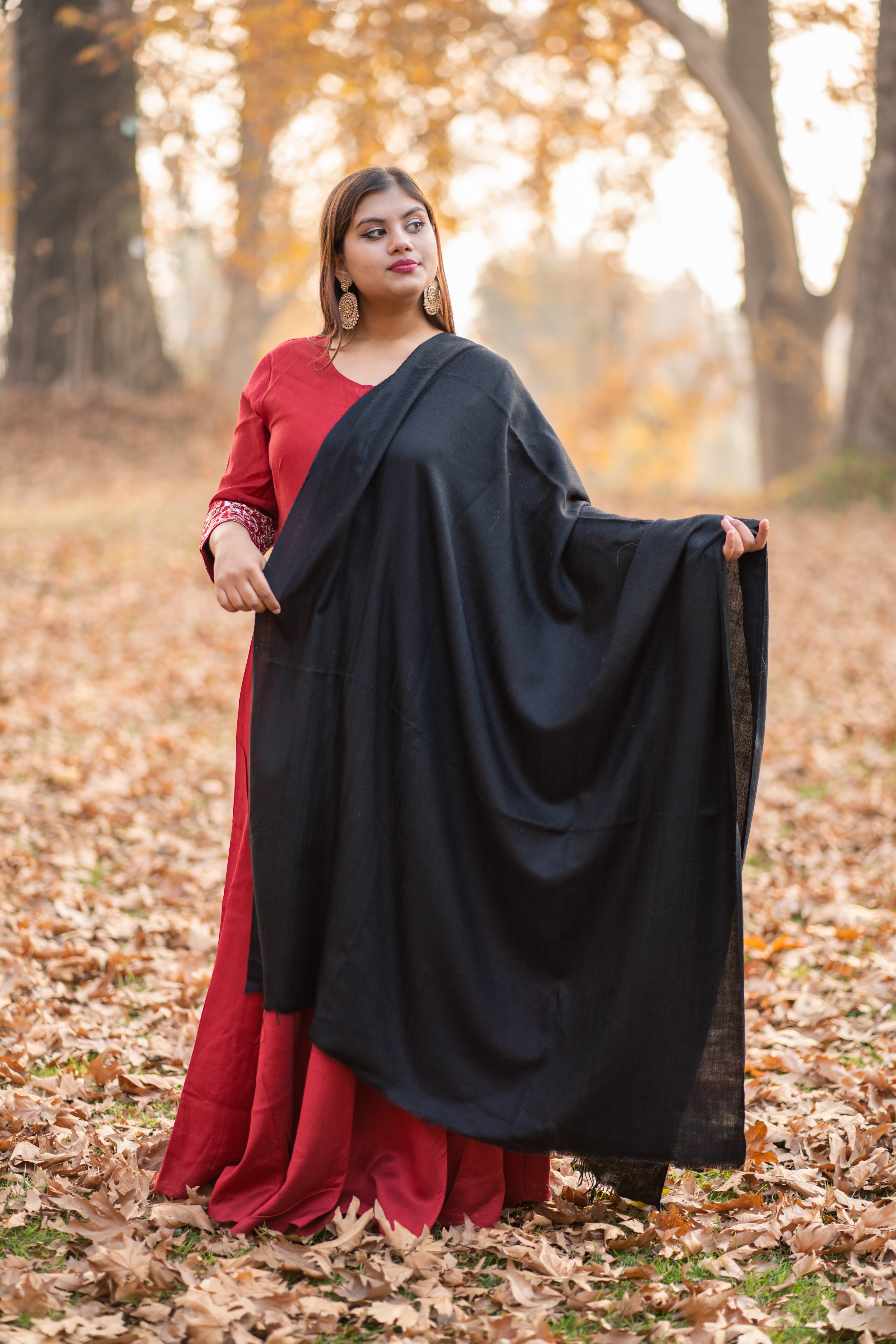 Black Pashmina Shawl