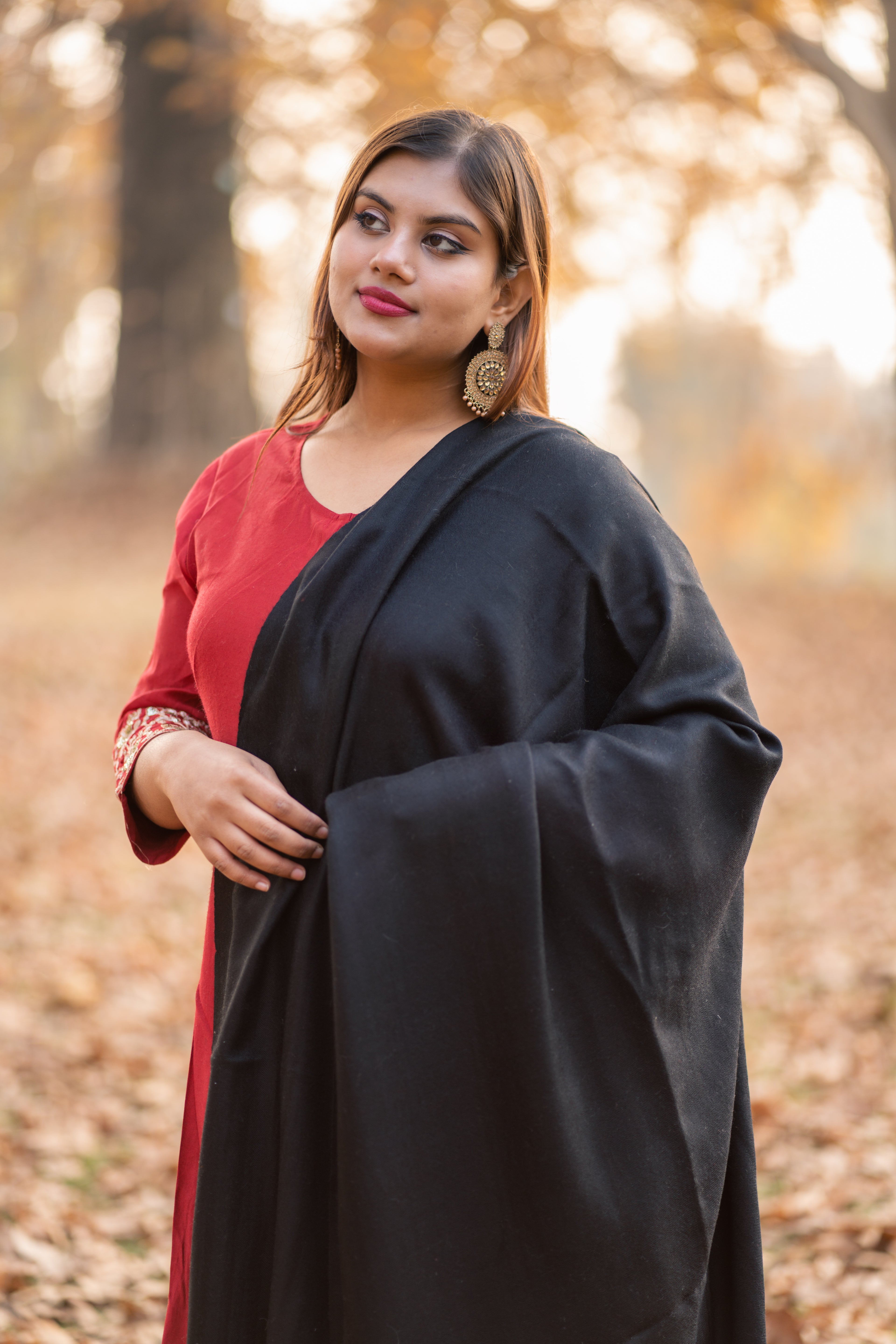 Black Pashmina Shawl