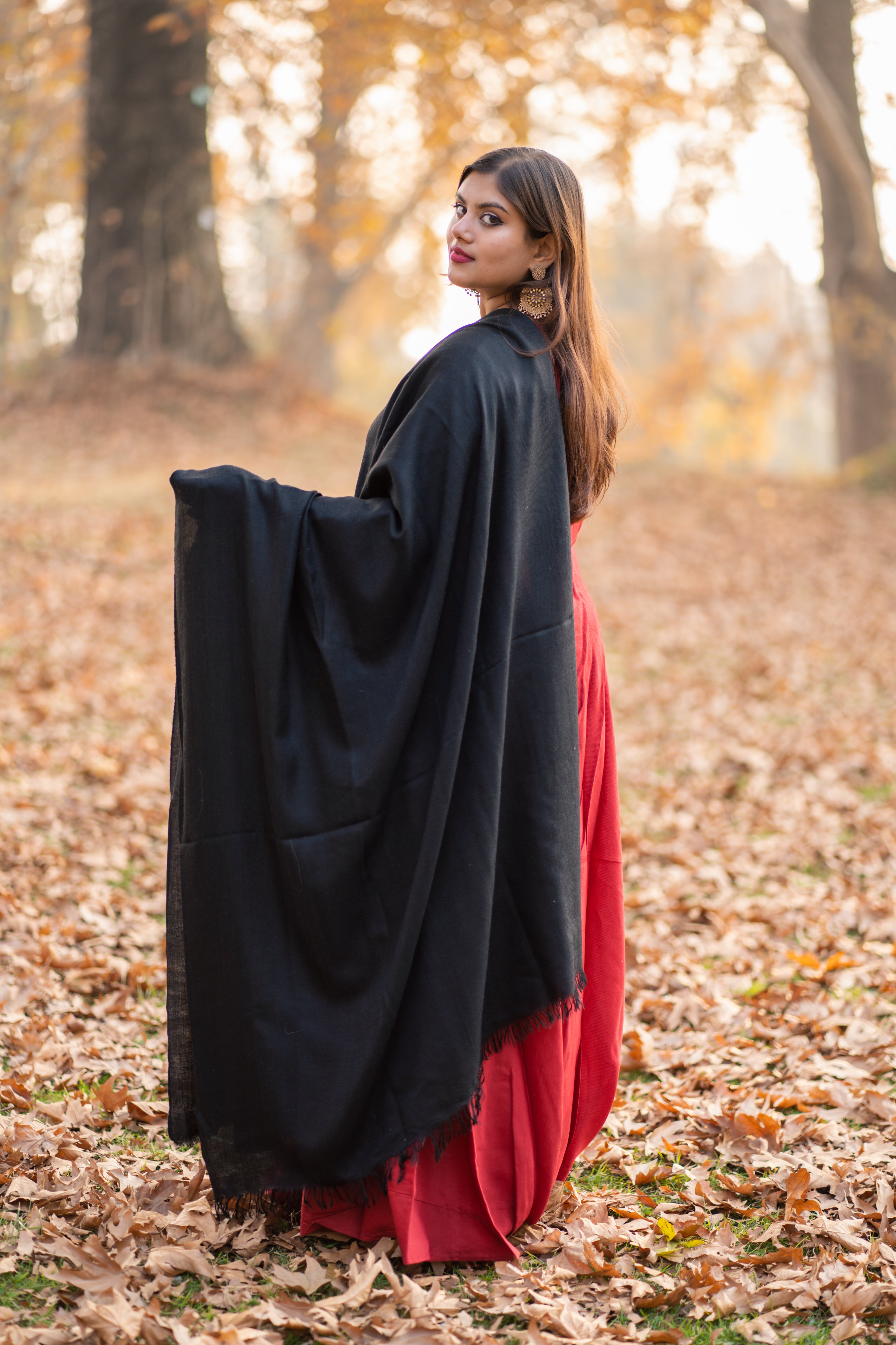 Black Pashmina Shawl