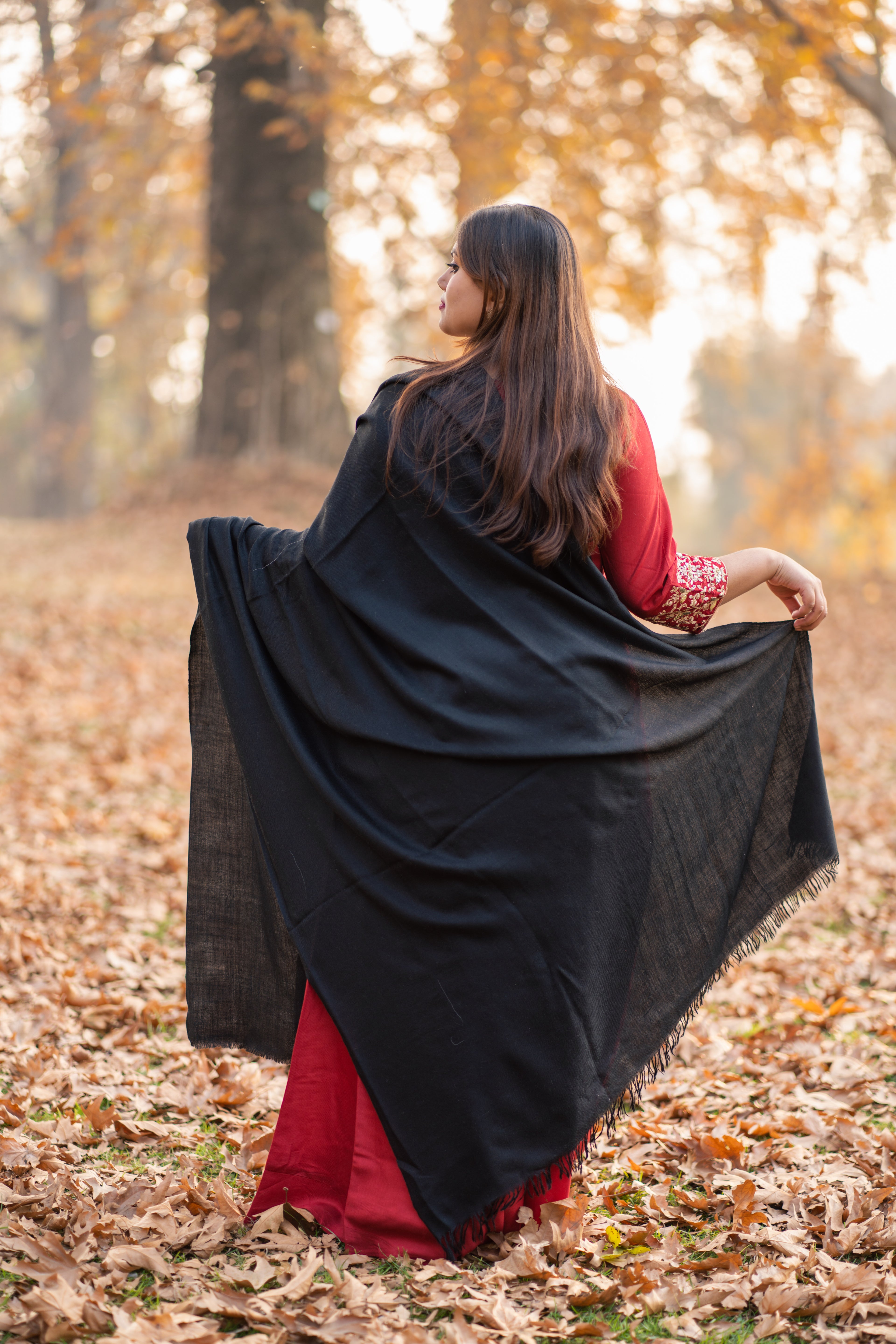 Black Pashmina Shawl