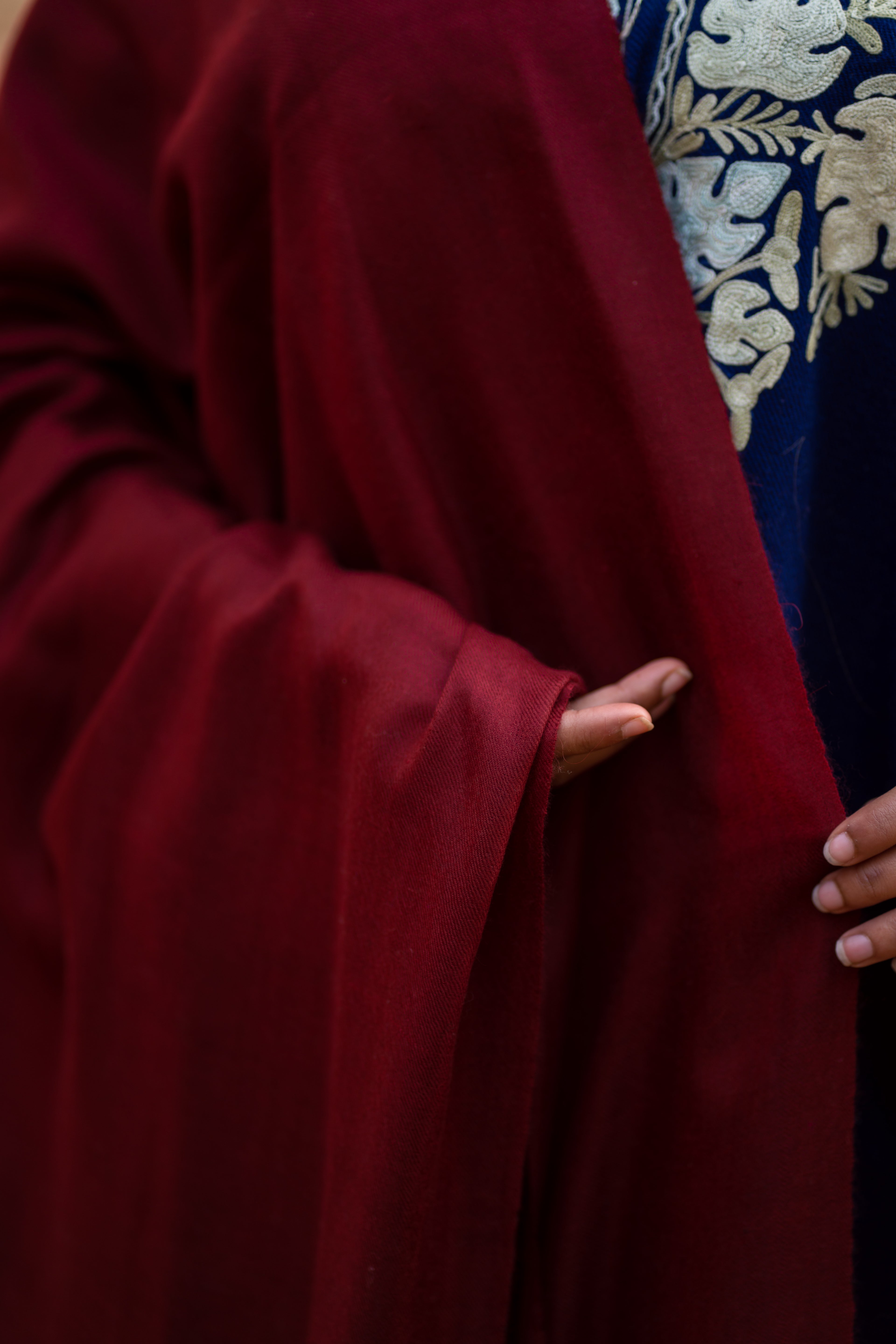 Maroon Pashmina Shawl