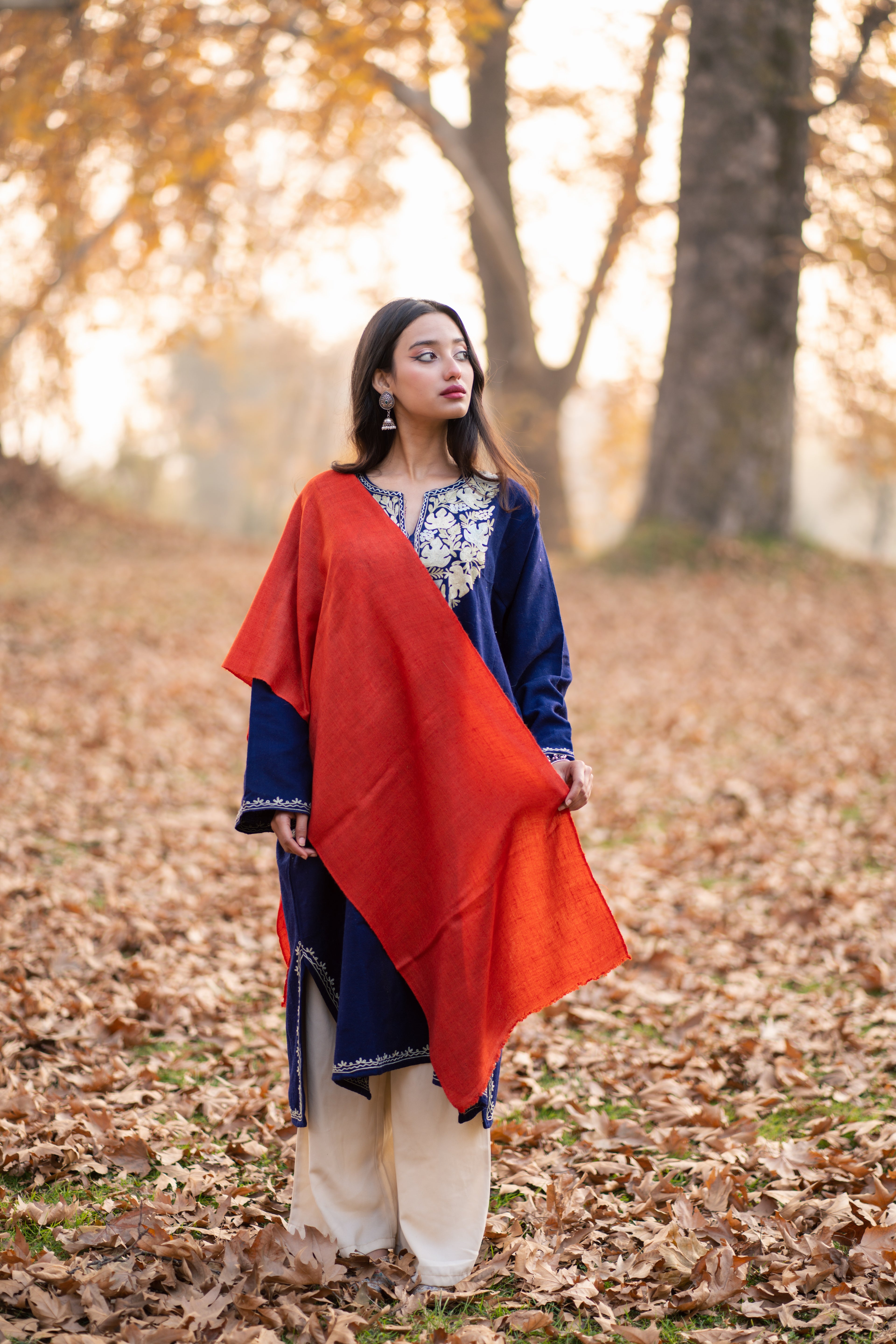 Red Pashmina Muffler