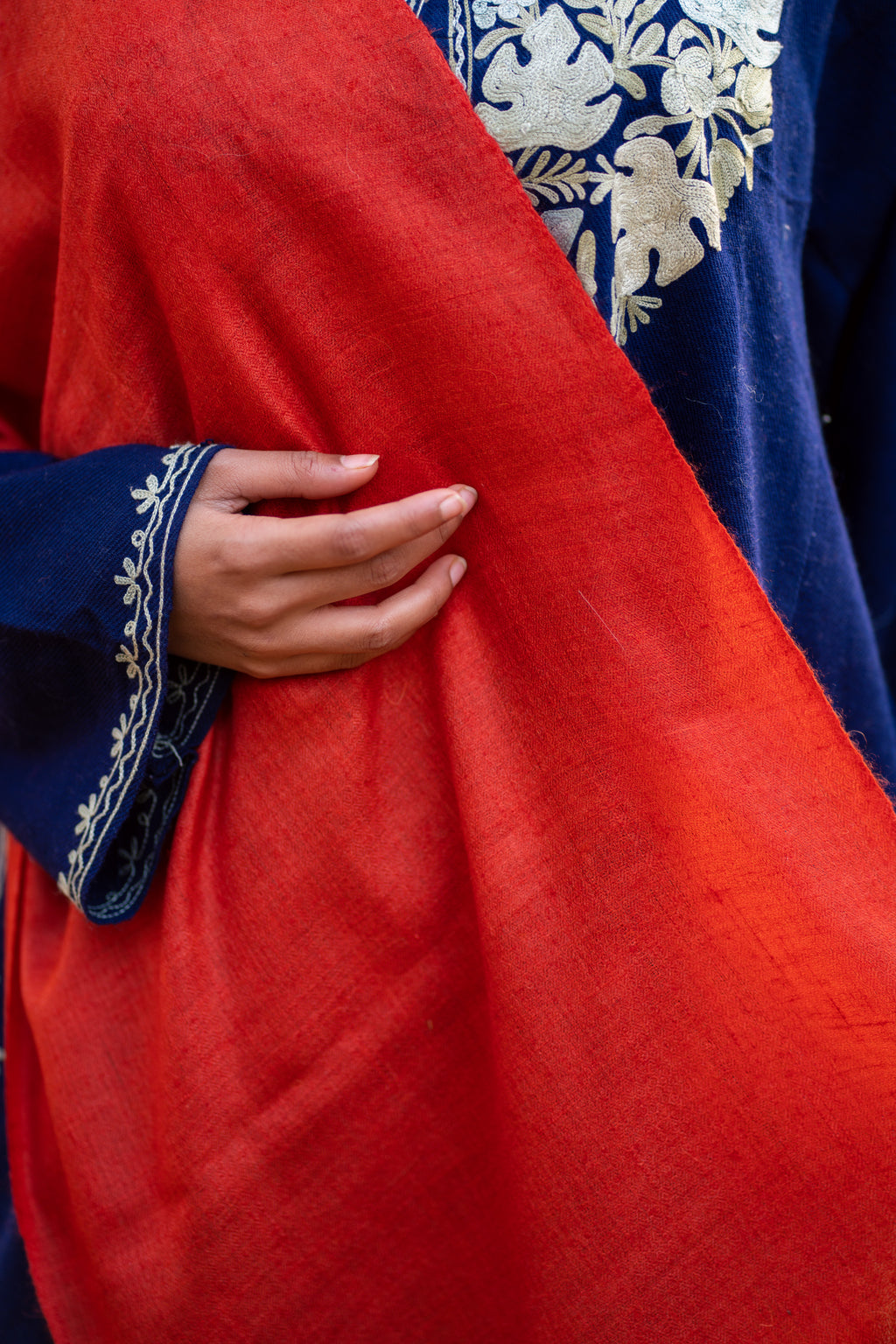 Red Pashmina Muffler