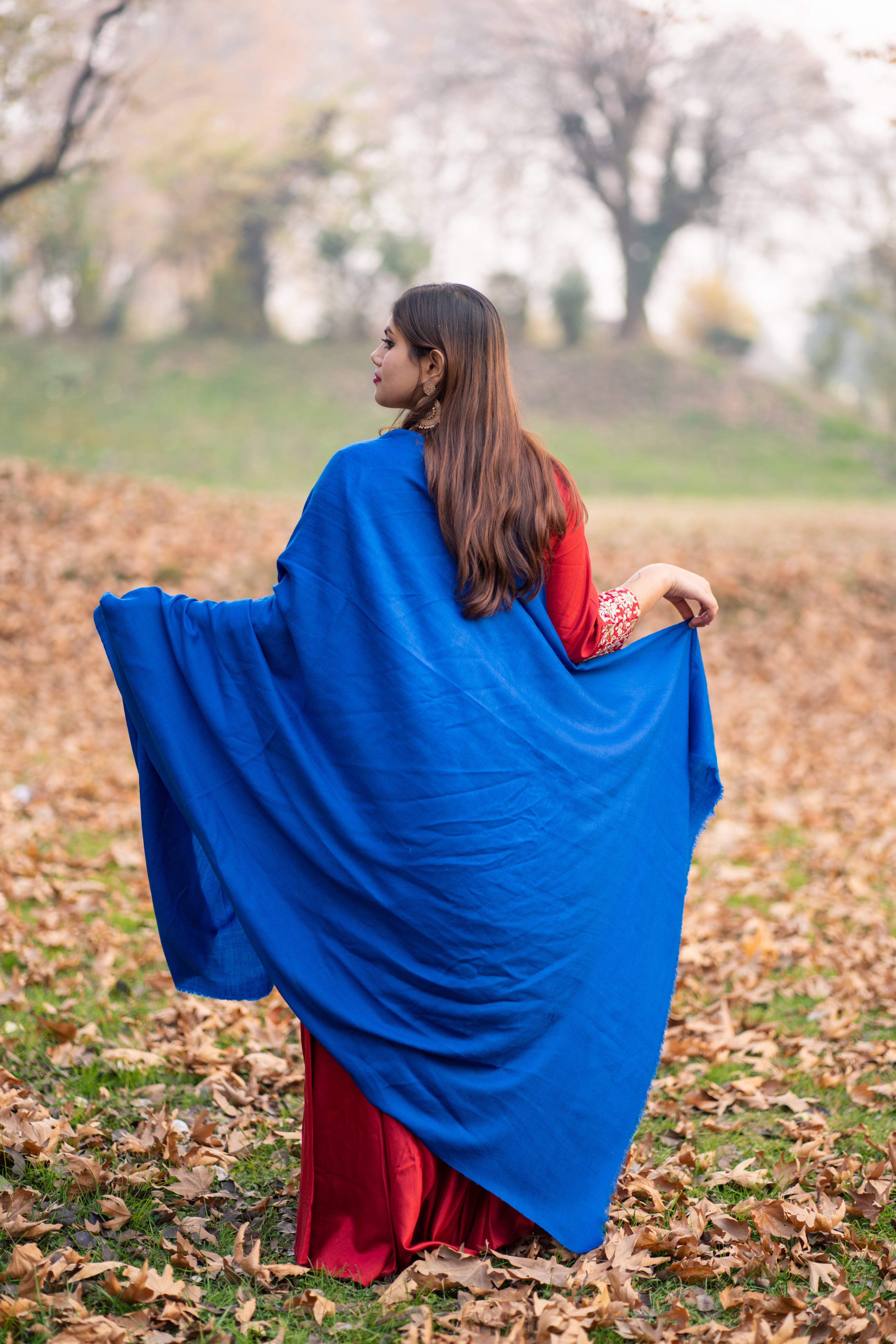Blue Pashmina Shawl