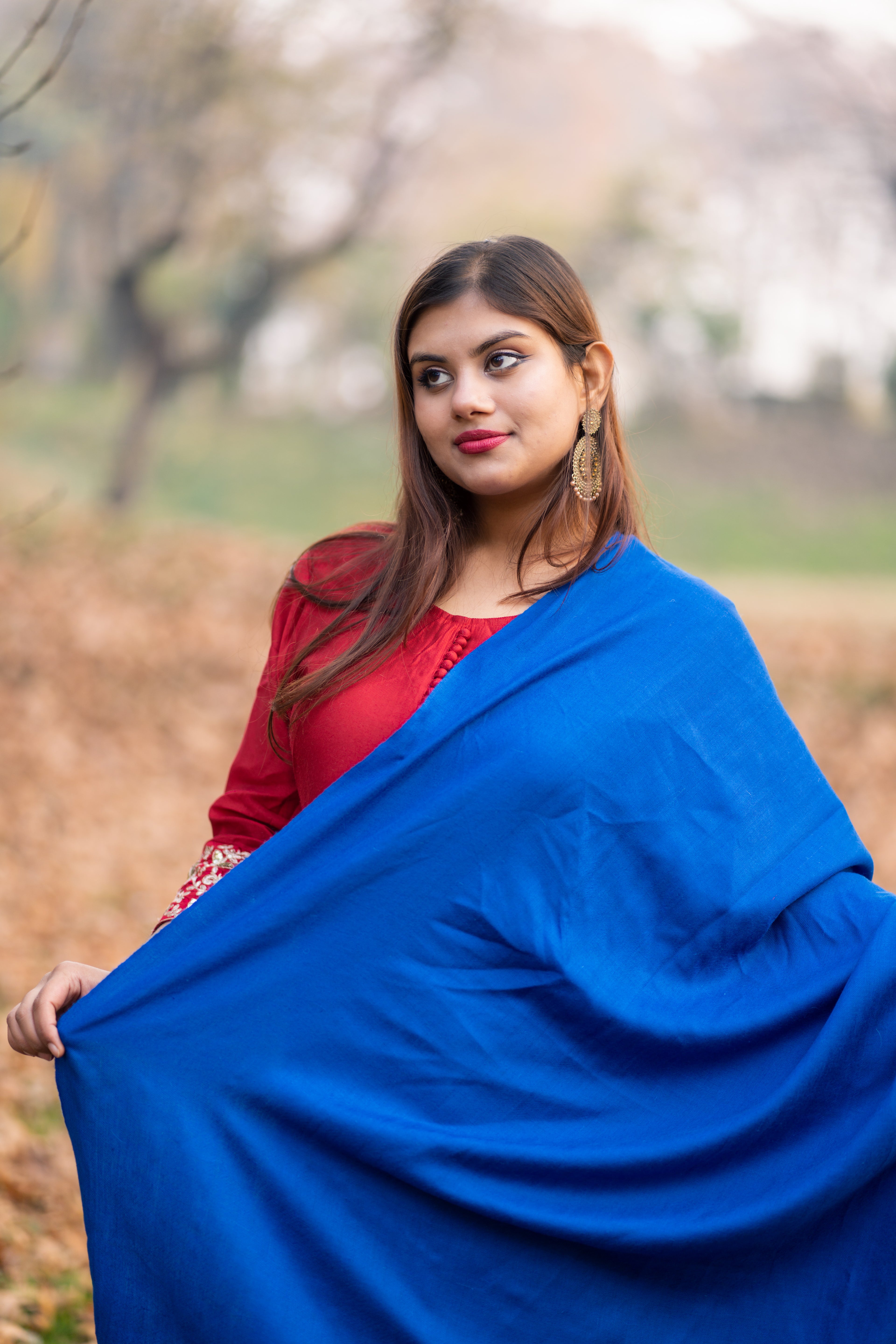 Blue Pashmina Shawl
