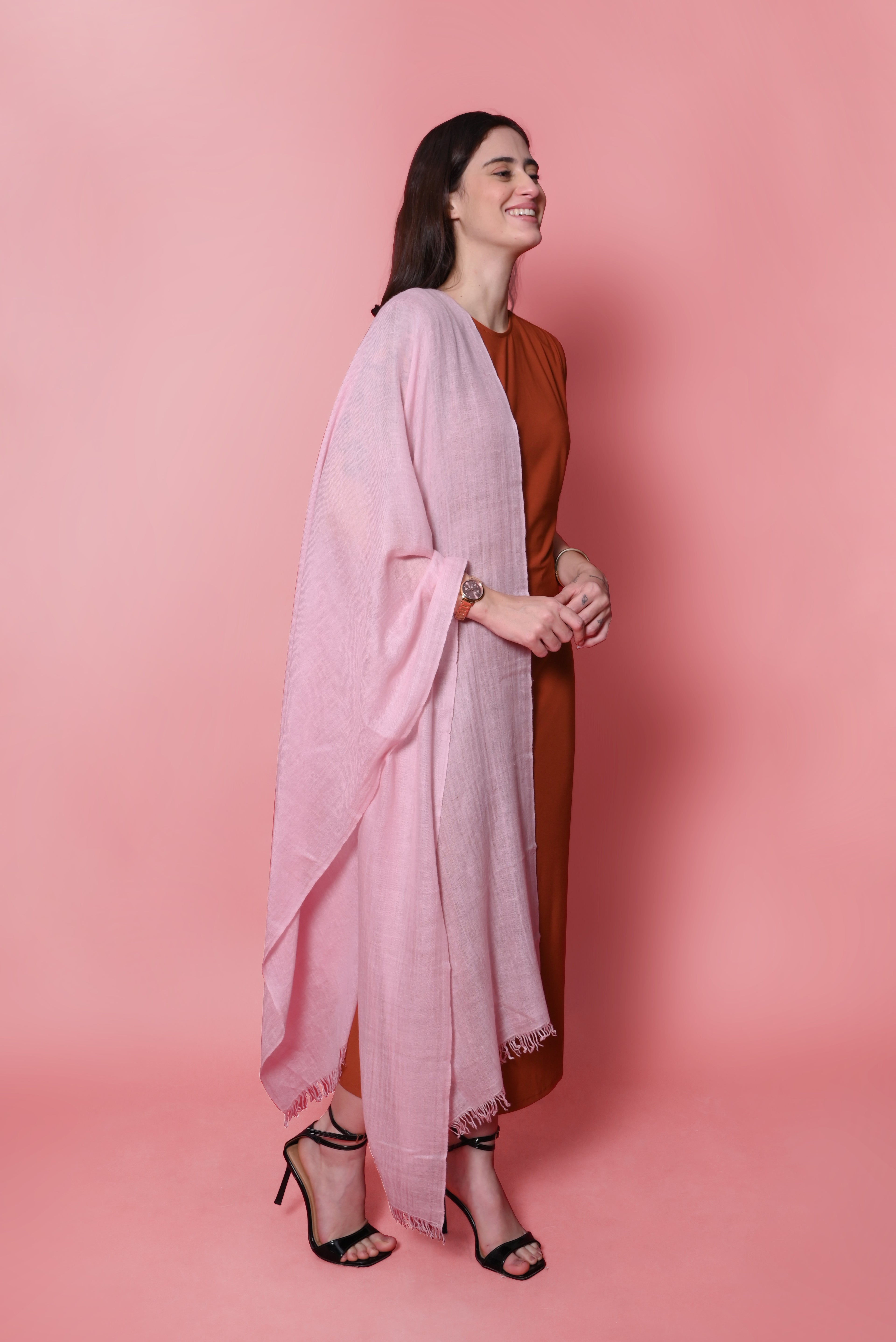 Pink Pashmina Wrap
