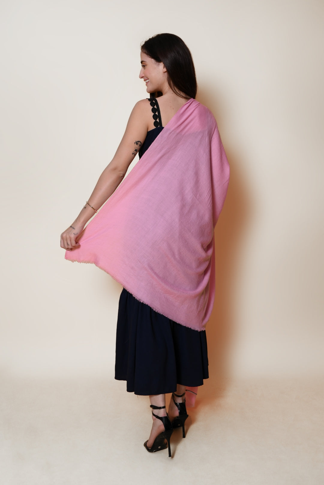 Pink Pashmina Wrap