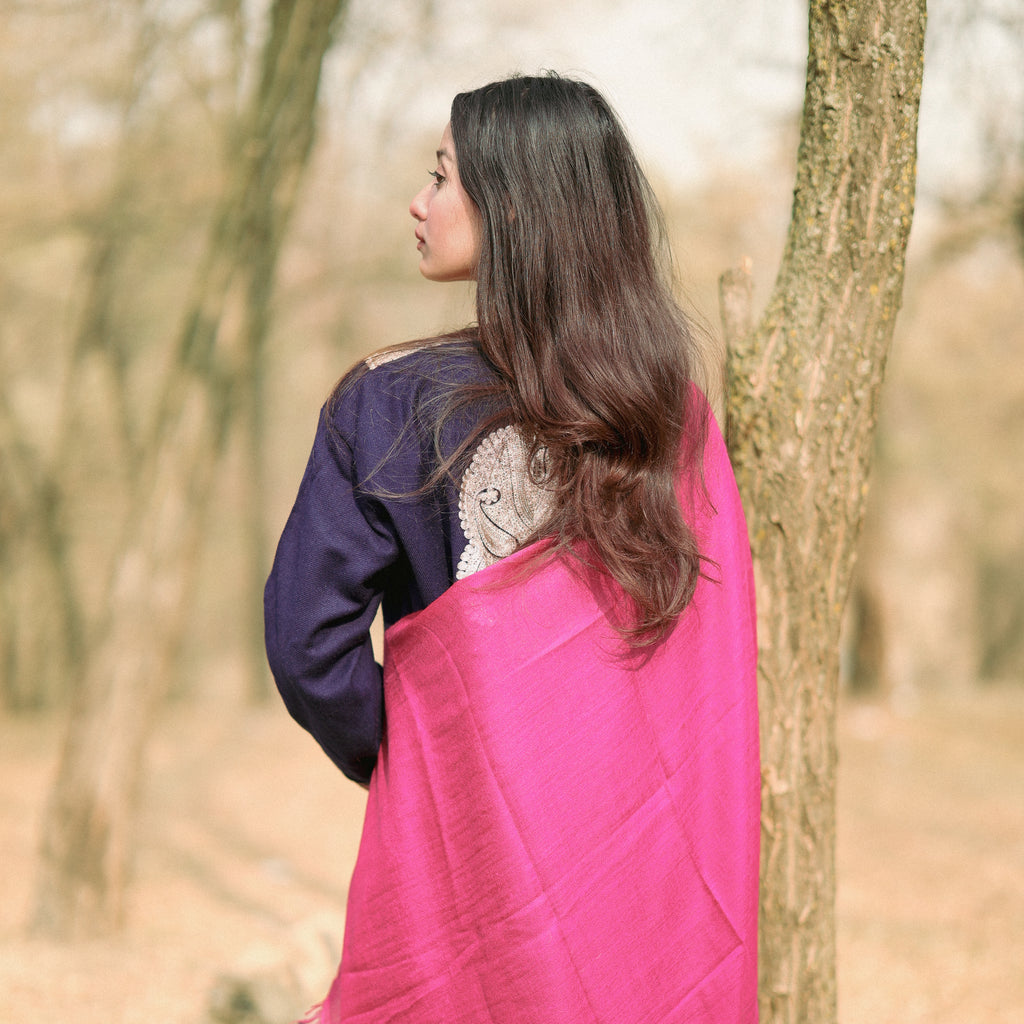Pink Pashmina Stole