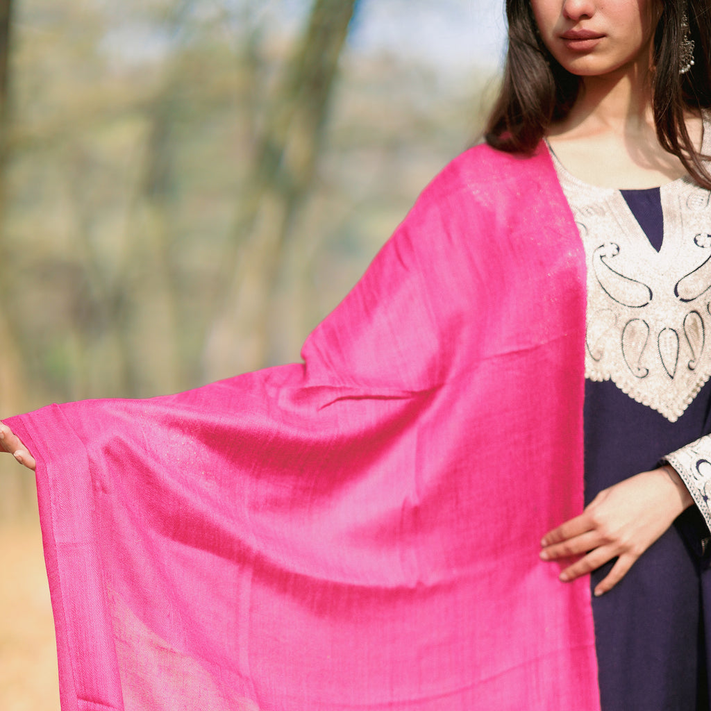 Pink Pashmina Stole