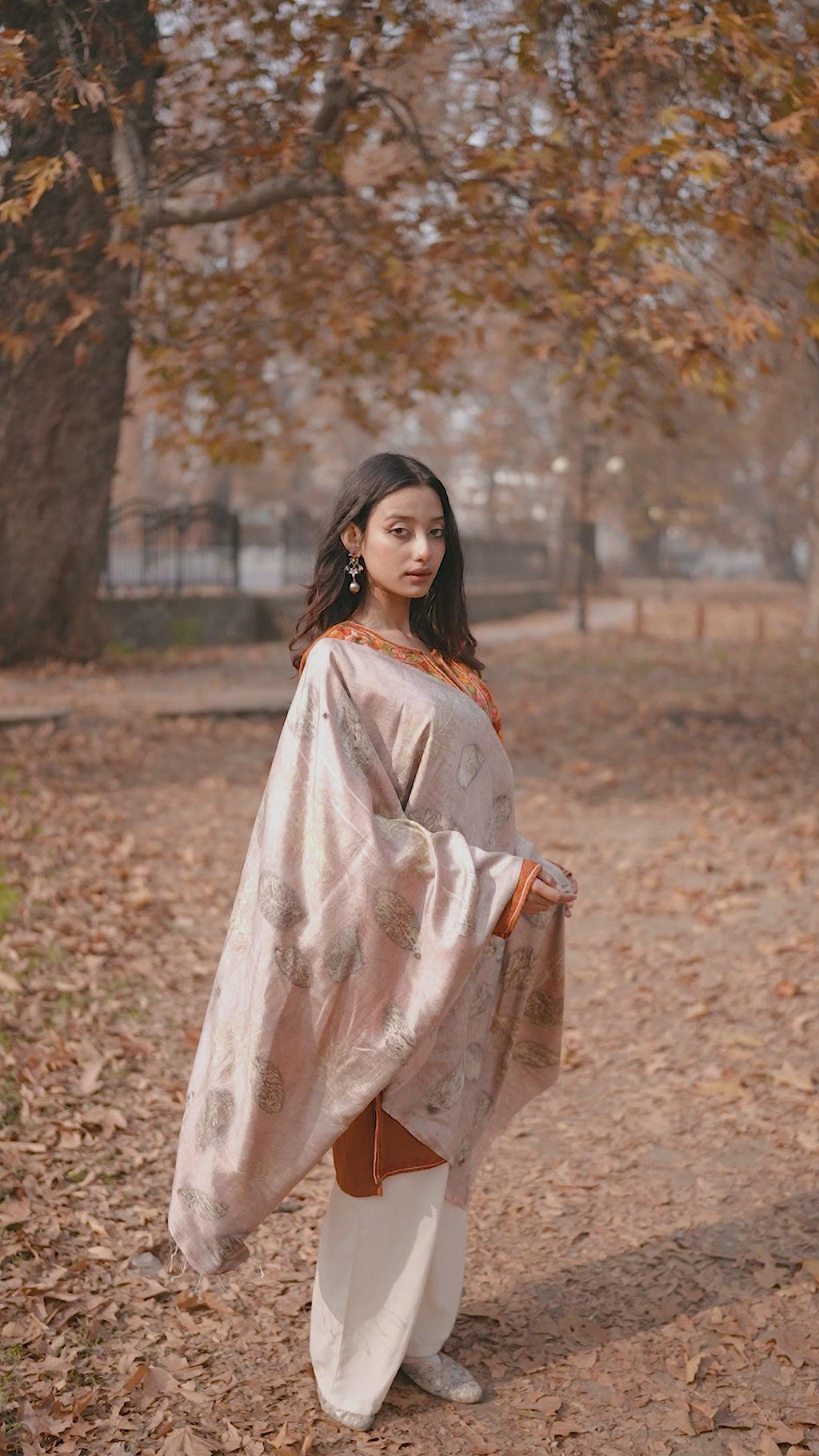 Pink Organic Dyed Mulberry Silk Stole