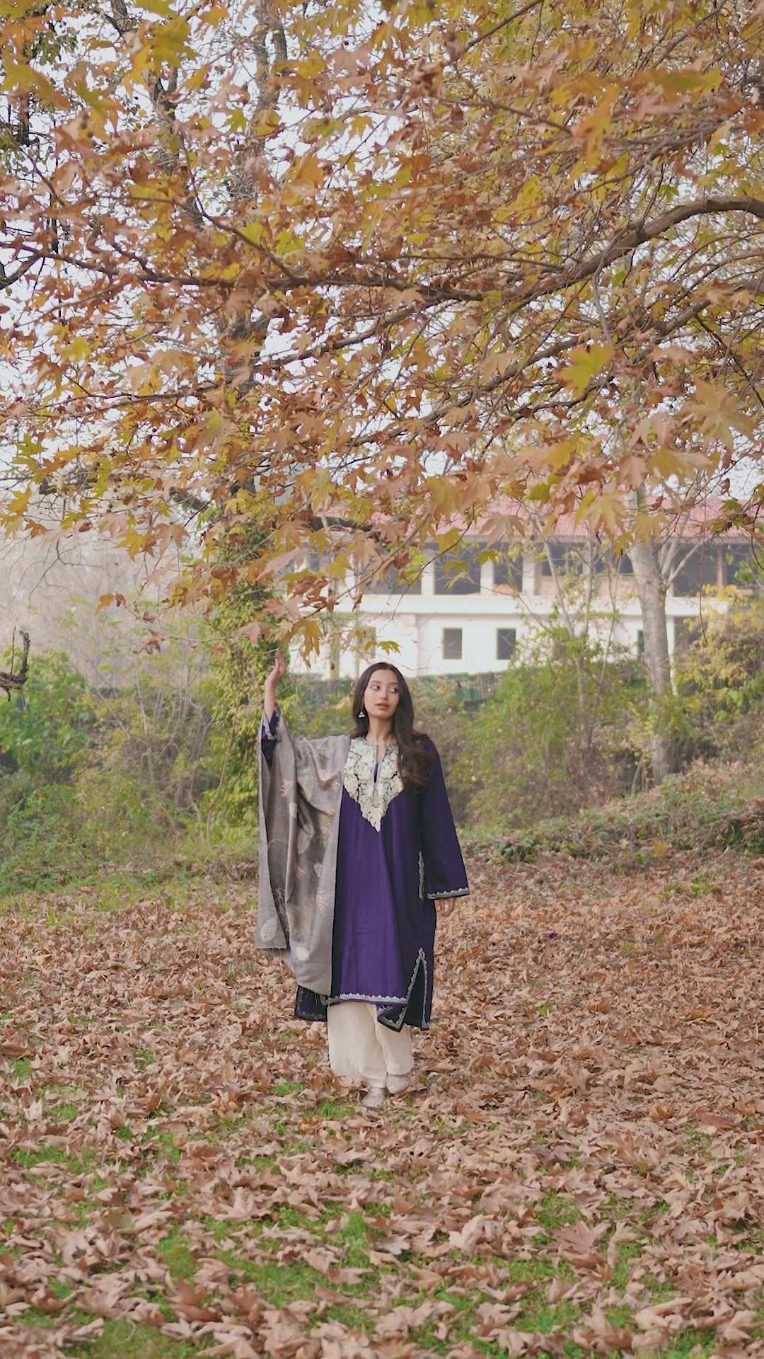 Grey Organic Dyed Mulberry Silk Stole