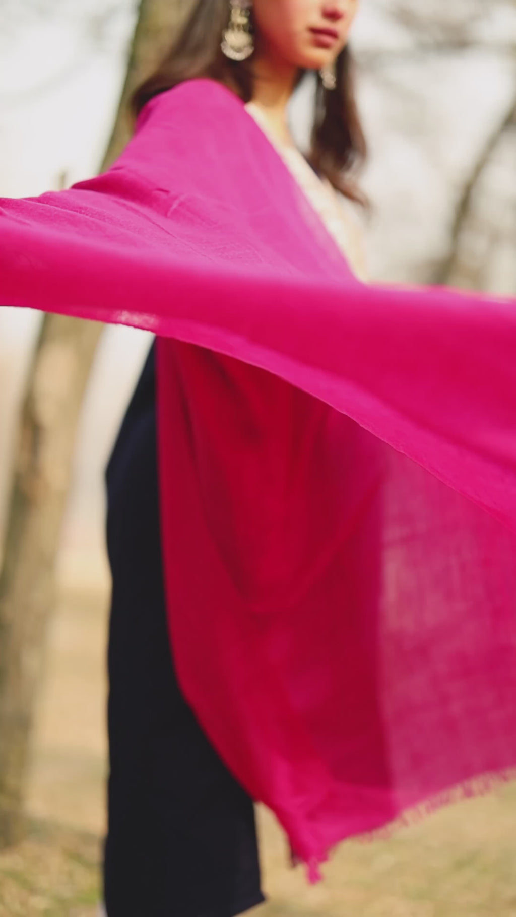 Pink Pashmina Stole
