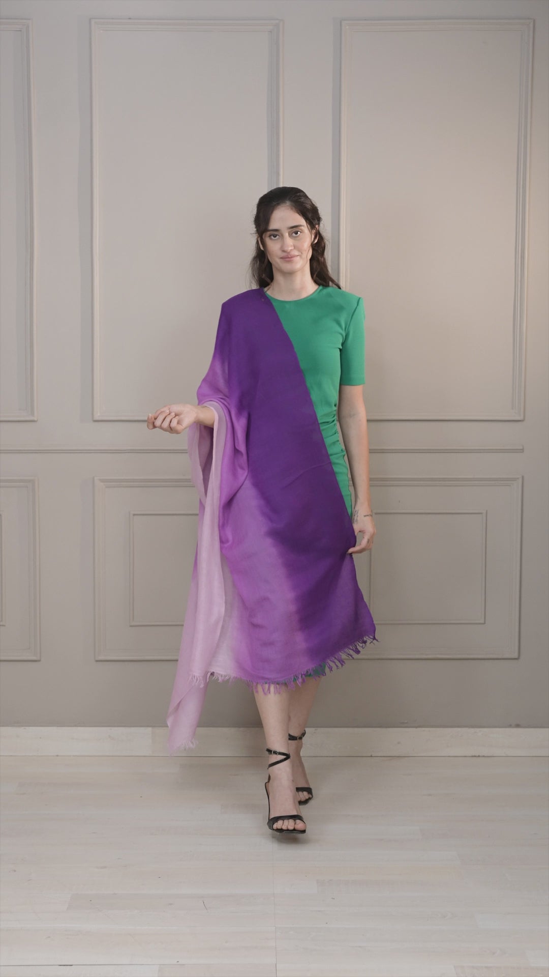 Purple Ombre Pashmina Wrap